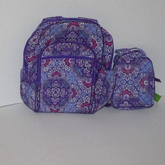 Vera  Bradley Campus Backpack & Lunch Bunch NWT